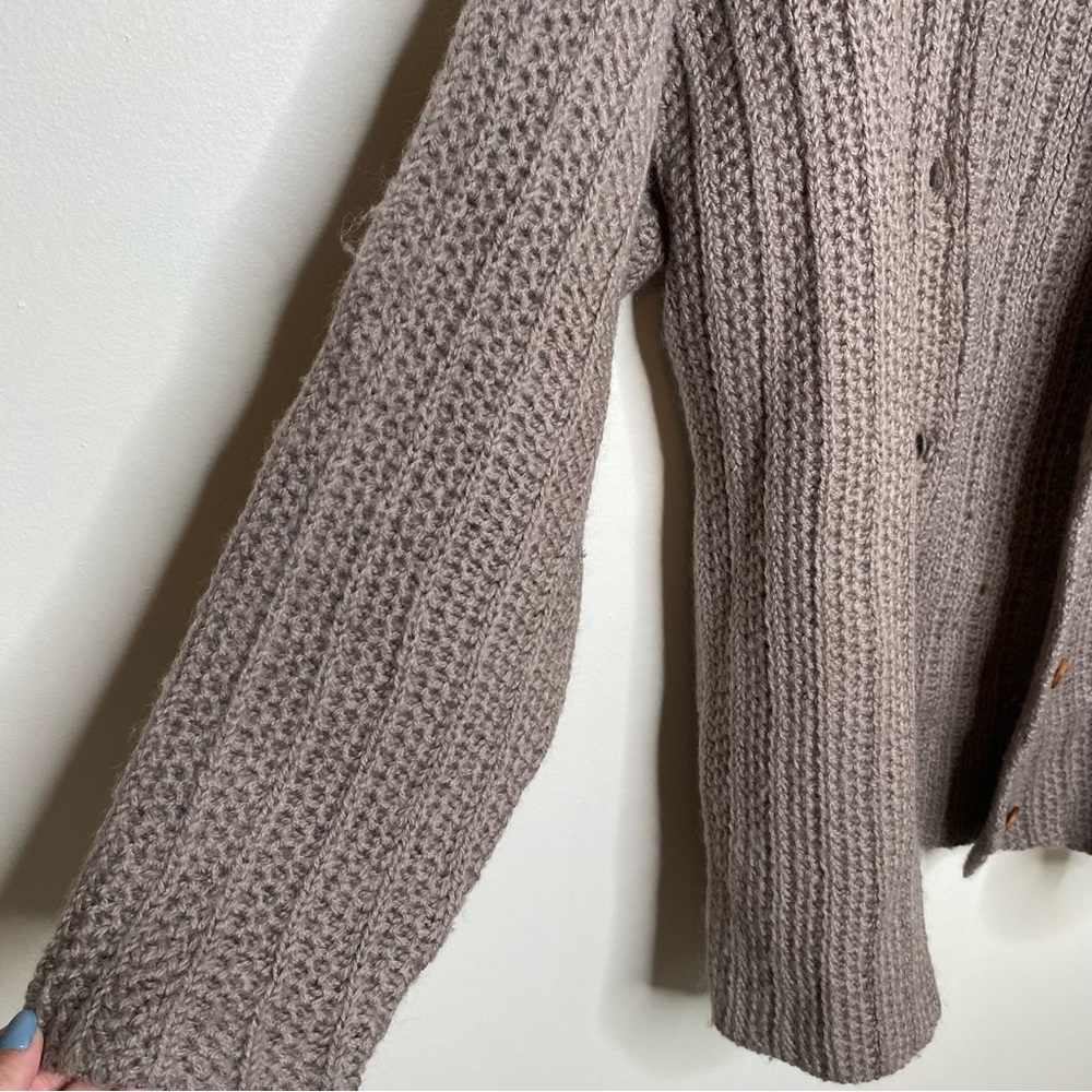 The Territory Ahead Wool Chunky Knit Cardigan Sweater - Picture 7 of 8